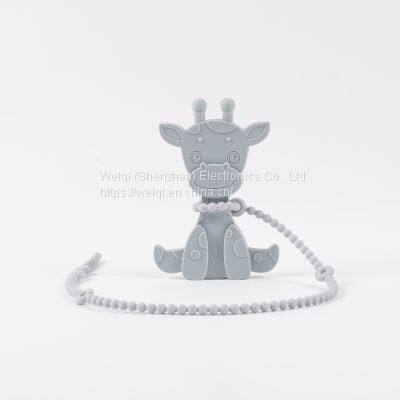 Giraffe Baby Teether Silicone Toys Food Grade BPA Free photo-3