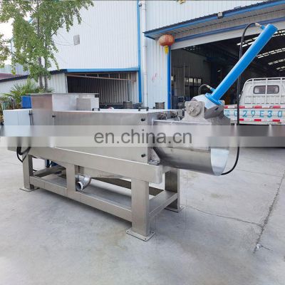 Customized Double Screw Press Juicer Double Screw Squeezer Dragon Fruit Dewatering Machine