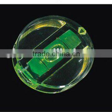 PMMA Bull eyes spirit level vial circular level vial,circular, square vial,Gradienter level bubbles