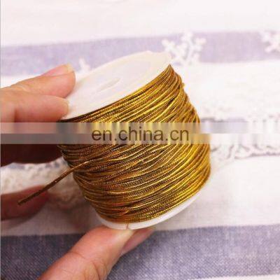 M Type Metallic Yarn for Knitting Lace Velvets 100grams Blue Embroidery Anti Packing Film Break Sewing Color Feature Hand Weight