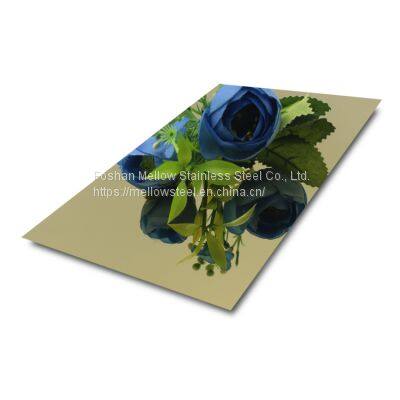 304 201 430 Mellow Black Sheet Steel Mirror Finish Stainless Steel Sheet for Decoration photo-3