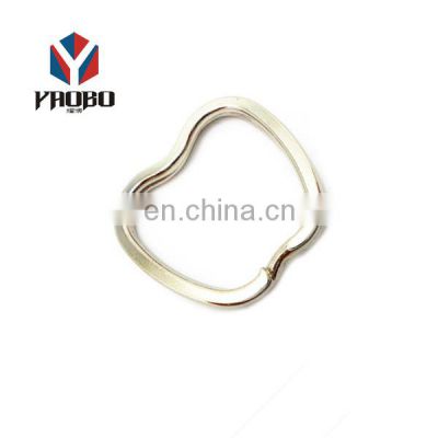 Wholesale Good Quality Metal Supplier Appled Shaped Key Ring