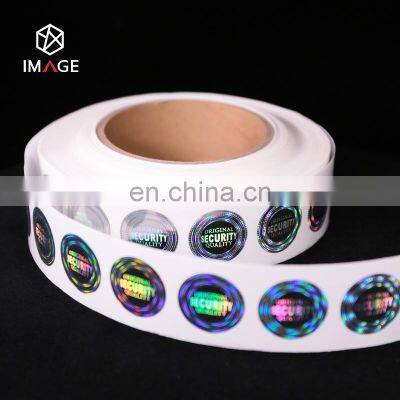 Round Shape Personalised Custom Made Hologram Stickers