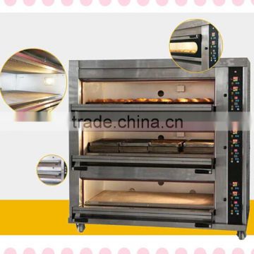 electric / gas oven steam deck pizza oven stone