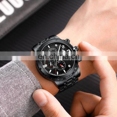 Free shipping NIBOSI Reloj Hombre 2020 Mens Watches Top Brand Luxury Chronograph Sport Watch Men Waterproof Military Clock