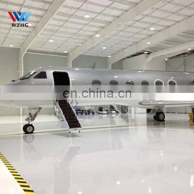 Light Weight Prefabricated Steel Structure Storage Fabric Air Plane Hangar Garage Aviation Hangar for Sport