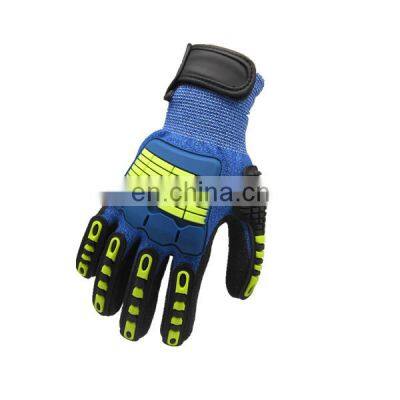 Factory Direct Sale HPPE Shell Cut Resistant Safety Anti Impact Working Protection Gloves With TPR photo-3
