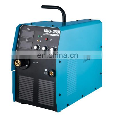 Nbc 250 Inverter Mig Welding Machine 400 Amp without Gas 15-20l/min 3-15m/min Bule or OEM 50/60 Hz 20-170A 40-200A 16-24V 13KG