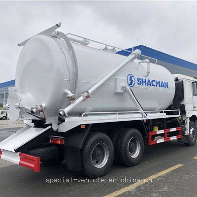 SHACMAN 10 Wheeled Suction Truck With a Capacity of 18 Cubic Meters