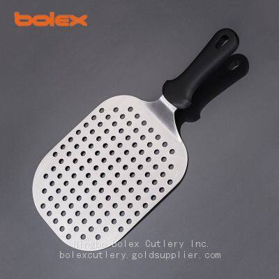 round pizza turner triangular pizza lifter server slotted cake pastry spatula pizza wheel cutter