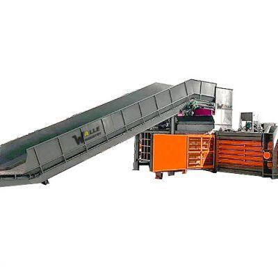 Automatic Horizontal Waste Paper Compressor Baler Baling Machine