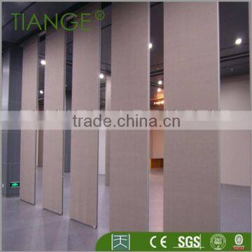 Interior sound proof movable silding wall parititon