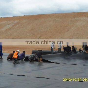 HDPE pond lining 0.2,0.3,0.5,0.6mm for water,pond,landfill construction