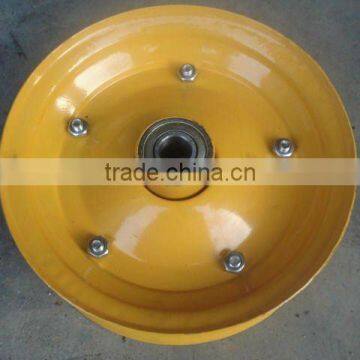 wheel barrow steel wheel rim WB6400/Truck wheel rim