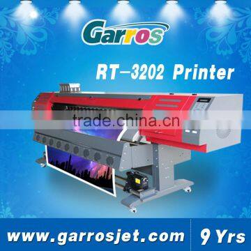 Garros 3200mm Large Format DX5+ Head Sticker Printing Plotter by Eco Solvent