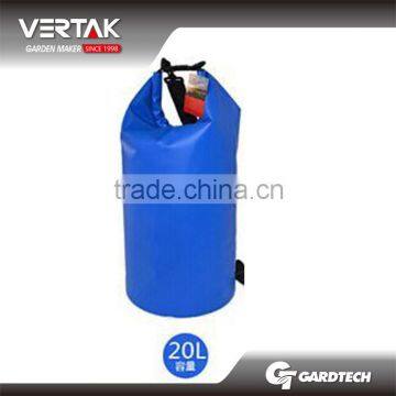 20L 500D PVC Tarpaulin colorful Heavy Duty Waterproof Dry Bag with Adjustable single Shoulder Strap