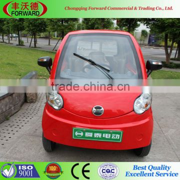 Electric Tricycle Closed Lead-acid Battery Red 4 Wheel Electric Scooter