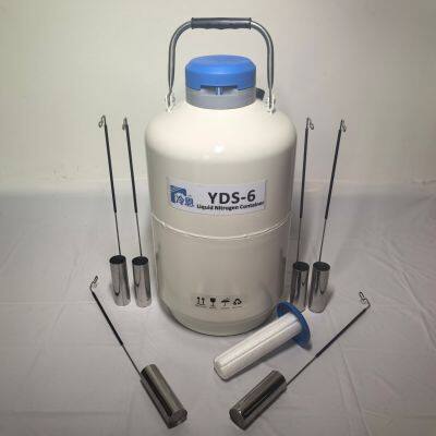 Liquid Nitrogen Tank of Cryopreservation Animal Semen Apply to Agriculture Husbandry 6L photo-4