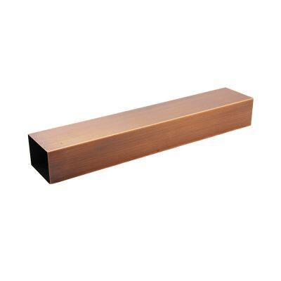 Seamless Square Rectangle Copper Downspout