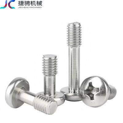 304 stainless steel cross pan head half-thread bolts and screws