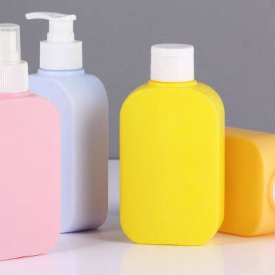 Empty 250ml Custom Color HDPE Plastic Bottle With Pump for Shampoo or Lotion photo-3