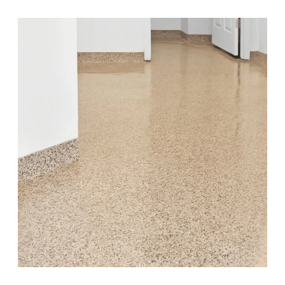 Blue Kingfisher Epoxy Colored Sand Self-leveling Floor paint manufacturer directly supplies industrial plant corrosion-resistant and wear-resistant