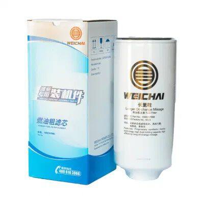 Filtro grosso de combustível 1000747688 do motor Weichai original WP12 WP13 para peças de máquinas de construção photo-5