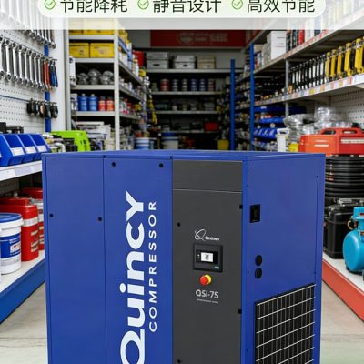 Quincy Air Compressor8 BarQGDV-11kwScrew Type Air Compressor.Energy Saving and Energy-saving. photo-1
