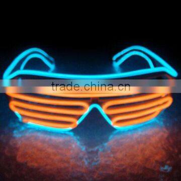 Two-Colored EL Light Shutter Shades Glasses photo-2