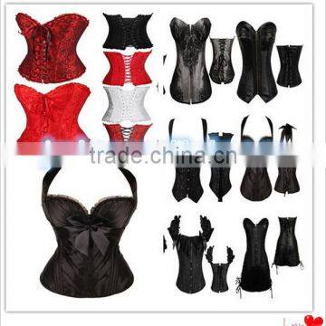 Sexy Steampunk Corset Waist Training Cincher Overbust Gothic Basques