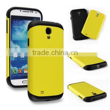 2015 Newest Colorful Tough Slim Armor combo Case Strong Shockproof for Samsung Galaxy S4 i9500 Case Cover back case