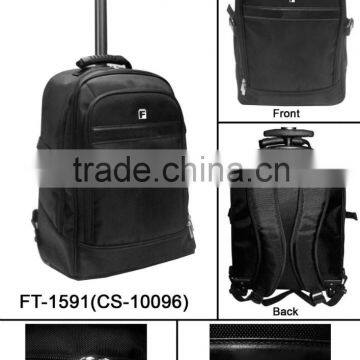 Promotional Trolley Backpack in black