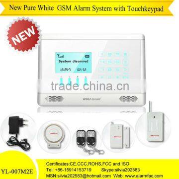 Personal alarm gsm security alarm manual with touchkeypad