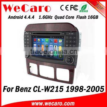 Wecaro WC-MB7509 Android 4.4.4 car gps player touch screen for Benz CL-W215 dvd 1998 - 2005 Steering Wheel Control