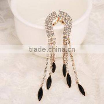 Best Selling Chinese Earring Fashion High Quality Diamond Tassel Earrings photo-2