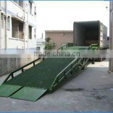 hydraulic mobile container ramp /truck unloading equipment