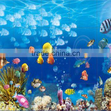 3d Glass Composited Porcelain Inkjet Cheap Floor Ceramic Texture Wall Tiles Sale photo-4
