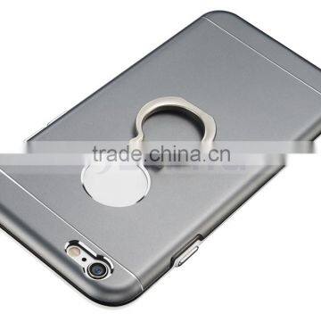 Aluminum Full Cover Hard Mobile Phone Case Alloy Case With Ring Holder For IPhone 6S 6 photo-2