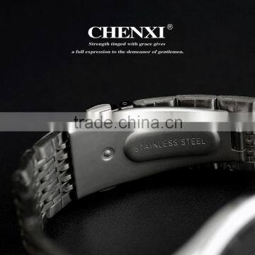 2015 Best Luxury Fashion Couple Lover Wrist Watch ,Noble Japan Movement Quartz Stainless Steel Watch For Wholesale CX-026AM&LS-R