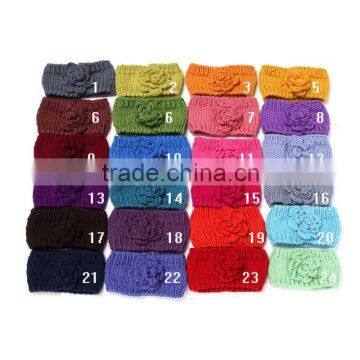 New Lady Crochet Knit Flower Headband