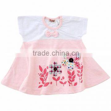 infant wear Japanese wholesale high quality cute fashion half sleeve shirt baby clothing for girl