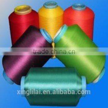 Dope Dyed DTY75D & 0twist for Embroidery