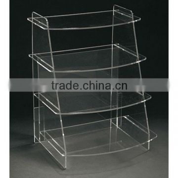 acrylic tier buffet display rack