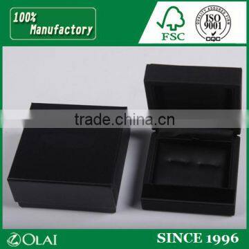 wholesale luxury antique faux leather cufflink packing box