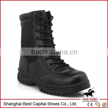 2014 New Quality Leather Black Army Boots/Men Tactical Boots Personal Protective Equipment