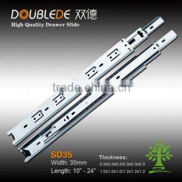 Metal triple ball bearing telescopic channel drawer slide