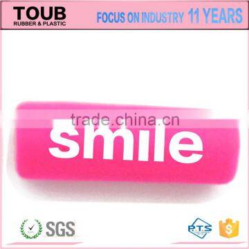 High Quality Print Advertisement Custom Lable Rubber Pencil Grip