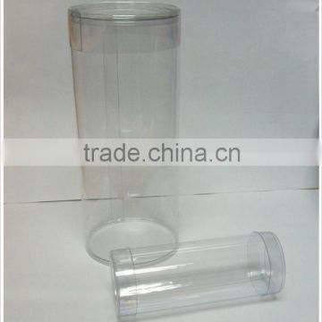 Plastic Clear PVC round box for gift