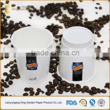 Single Wall /double Wall /ripple Wall Paper Cups With PS Black or White Lids photo-4