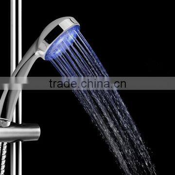 ABS Chromed RGB Temperature Controlled Hand Held LED Shower Head photo-2